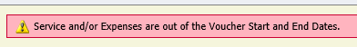 Service Date Error